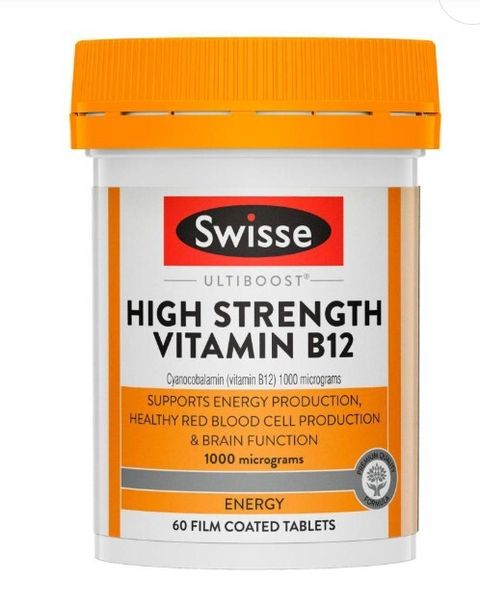Swisse High Strength Vitamin B12 60 pack