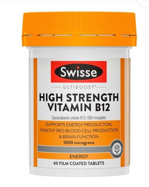 Swisse High Strength Vitamin B12 60 pack