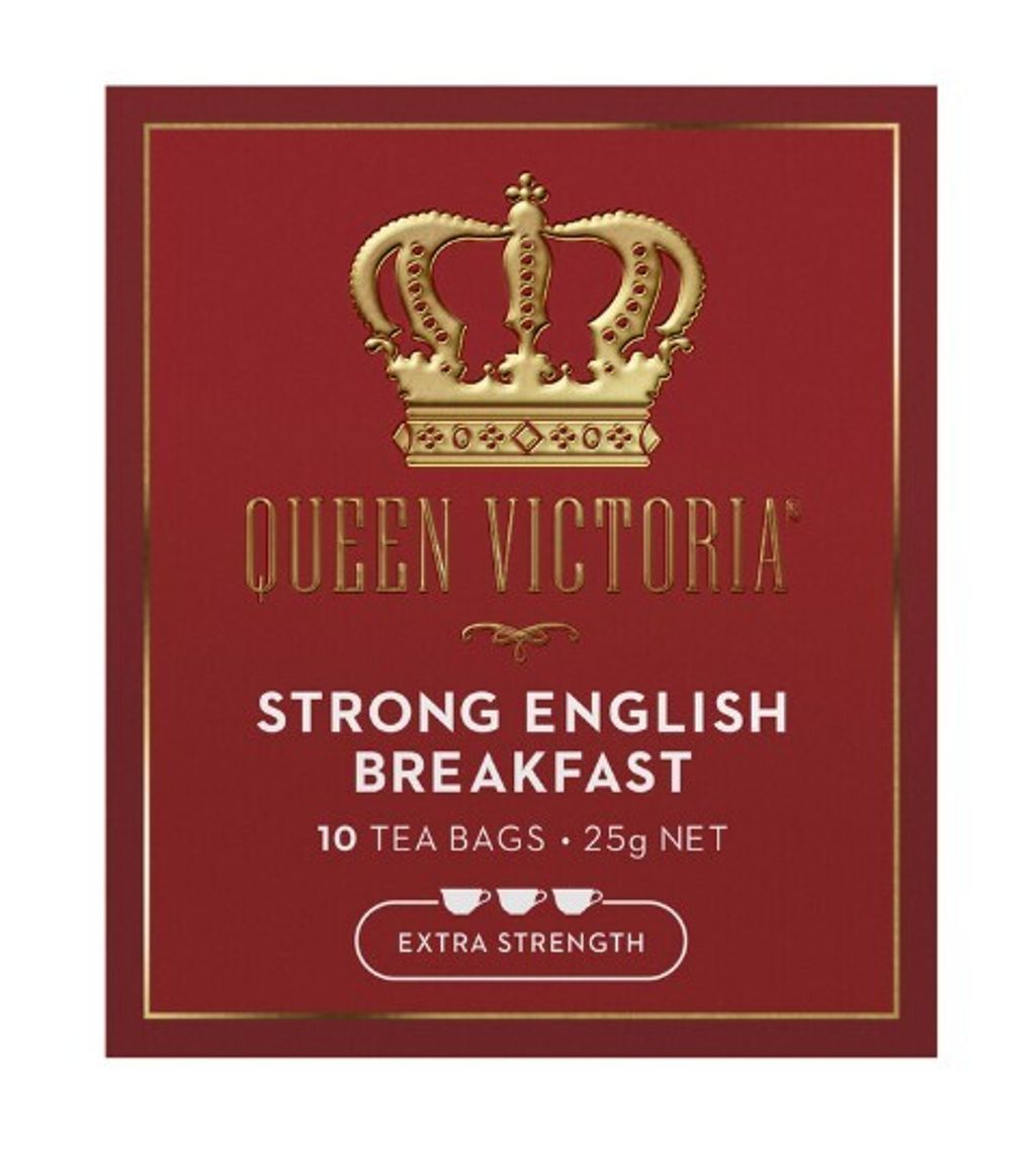 Queen Victoria English Breakfast Extra Strong Tea Bags 10 pack