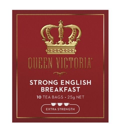 Queen Victoria English Breakfast Extra Strong Tea Bags 10 pack