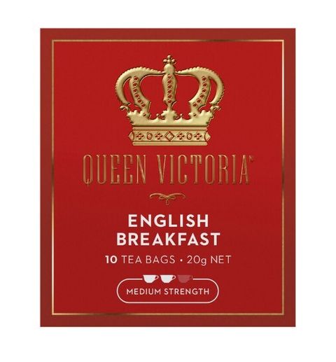 Queen Victoria English Breakfast Tea Bags 10 pack