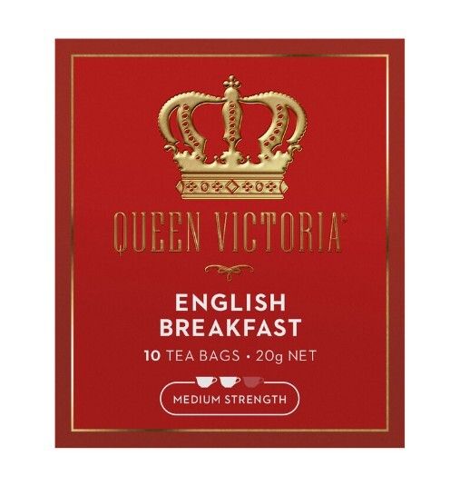 Queen Victoria English Breakfast Tea Bags 10 pack