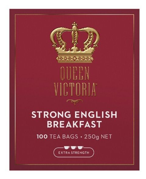 Queen Victoria English Breakfast Extra Strong Tea Bags 100 pack
