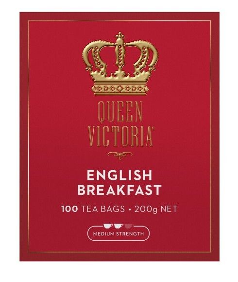 Queen Victoria English Breakfast Tea Bags 100 pack