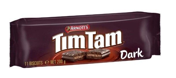 Arnott's Tim Tam Chocolate Biscuits Dark Chocolate 200g