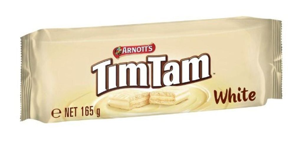 Arnotts Tim Tam Choc Biscuits White Chocolate 165g
