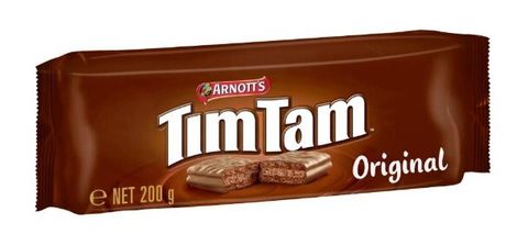 Arnotts Tim Tam Chocolate Biscuits Original 200g