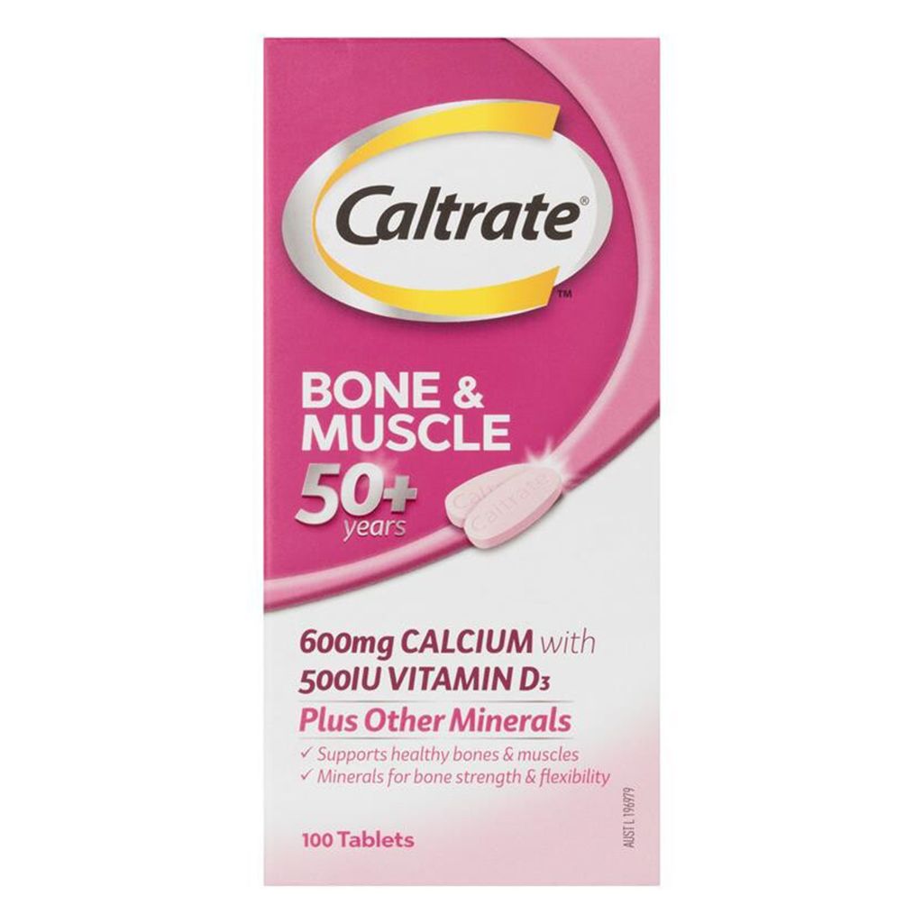 Caltrate 挺立骨骼肌肉 D3+鈣片100片澳洲版-粉色