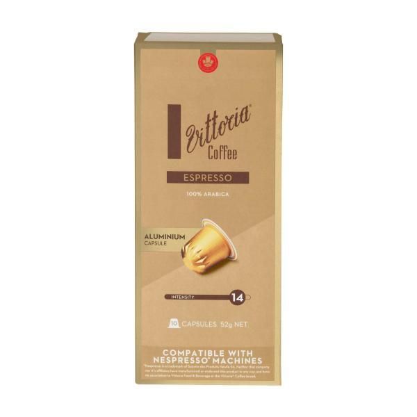 Vittoria Espresso Nespresso Compatible Coffee Capsules 10 pack
