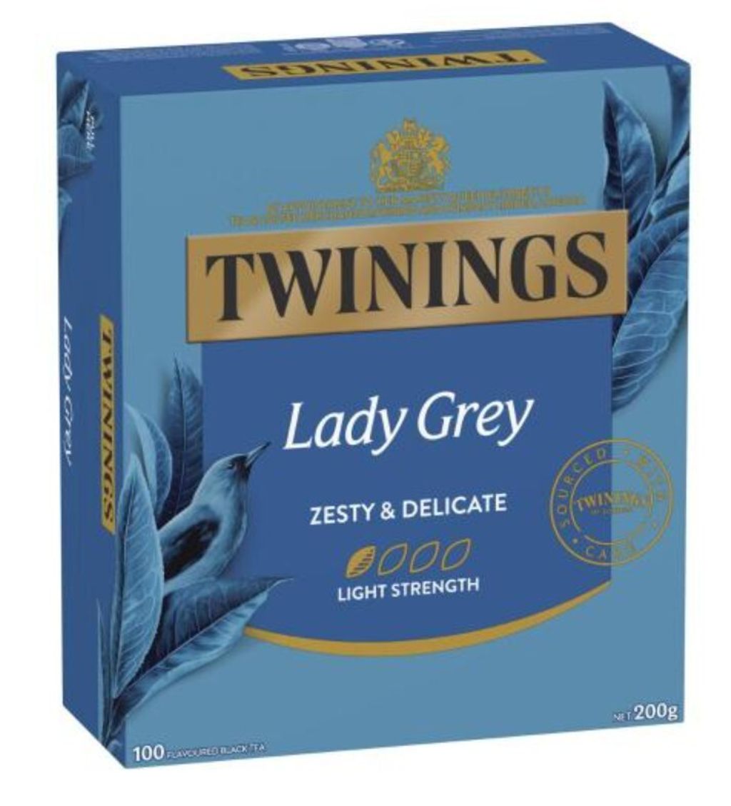 Twinings Lady Grey Tea Bags 100 pack