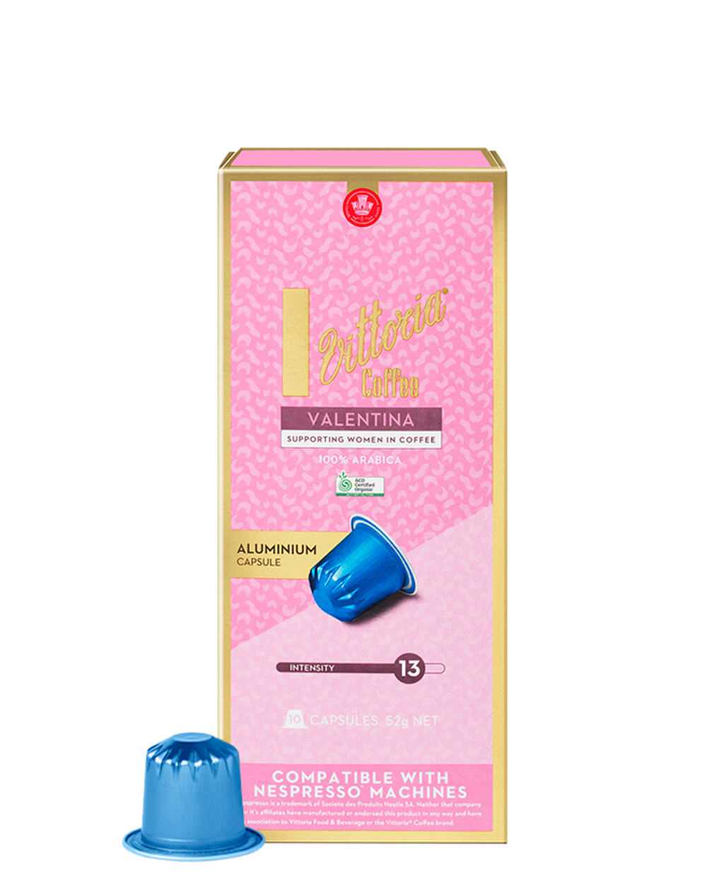 Vittoria Valentina Nespresso Compatible Coffee Capsules 10 pack