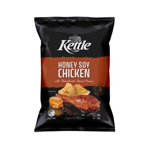 Kettle Honey Soy Chicken Potato Chips 165g
