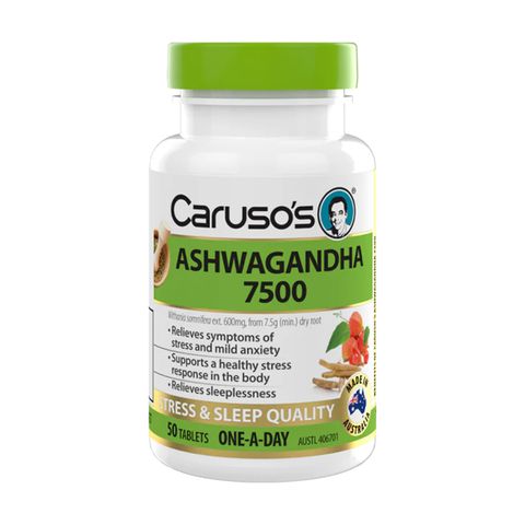 Carusos Ashwagandha 50 Tablets