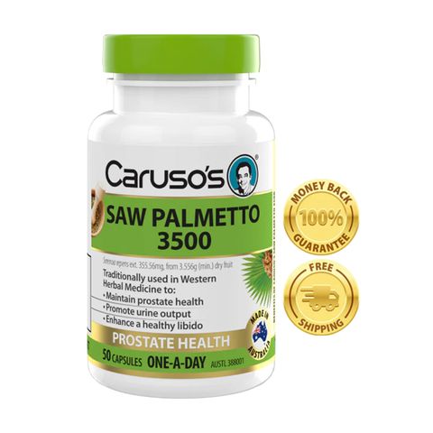 Carusos One a Day Saw Palmetto 50 Capsules