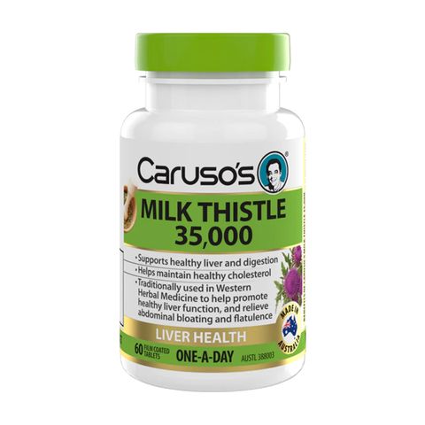 Carusos One a Day Milk Thistle 60 Tablets