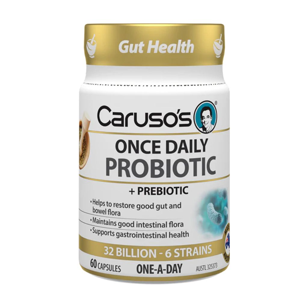 Carusos Probiotic Once Daily 60 Capsules