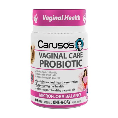 Carusos Probiotic Vaginal Care 60 Capsules