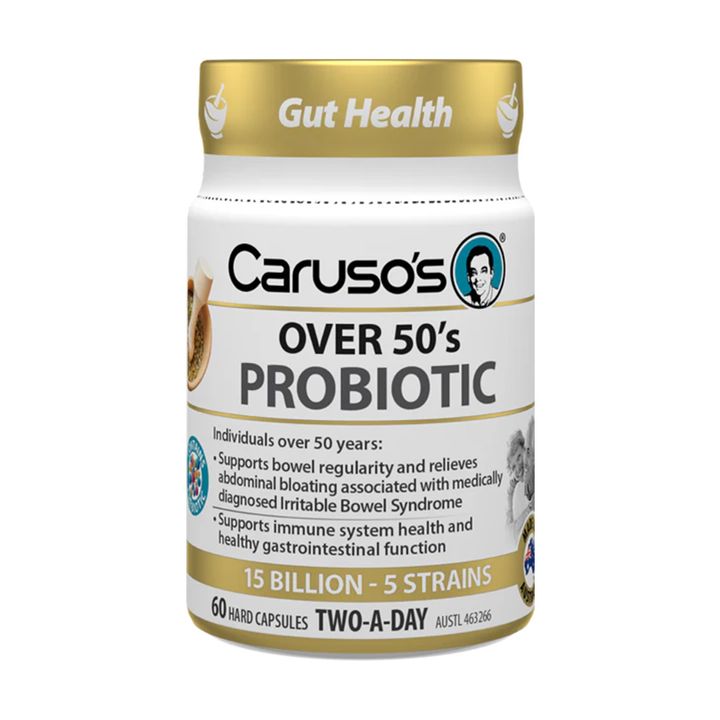 Carusos Probiotic - Over 50s 60 Capsules