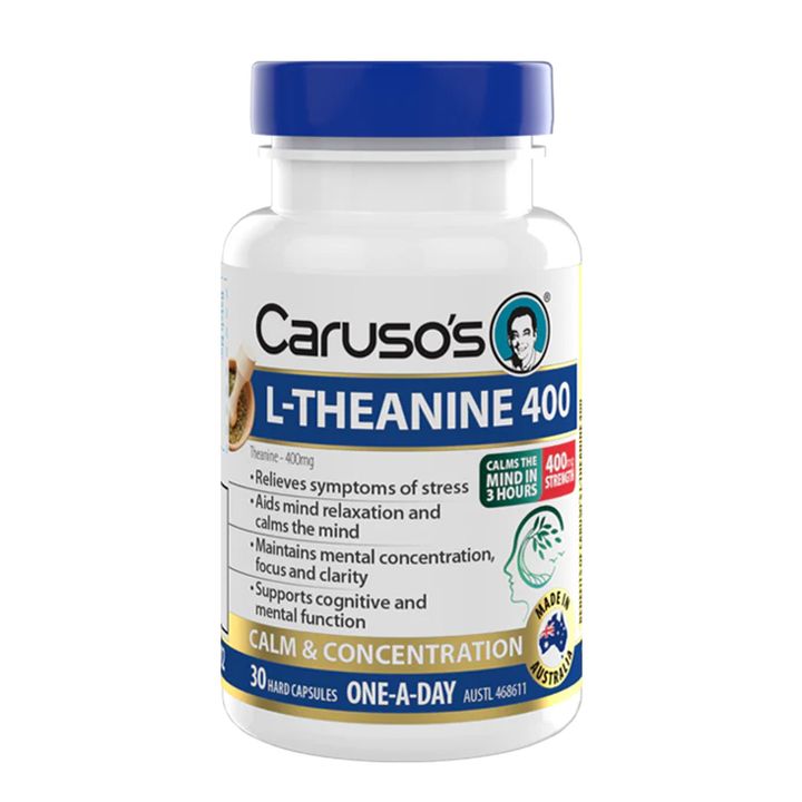 Carusos L-Theanine 30 Capsules