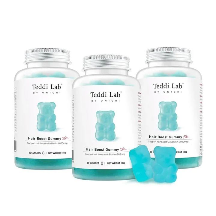 Unichi生髮小熊軟糖plus-60粒-3瓶