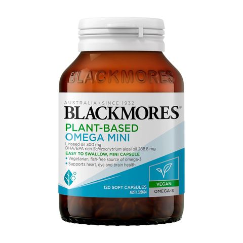 Blackmores Plant-Based Omega Mini 120 Capsules