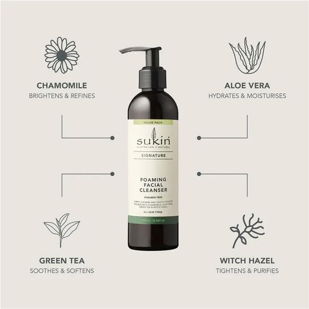 Sukin 經典植萃泡沫潔面露 250ml-2