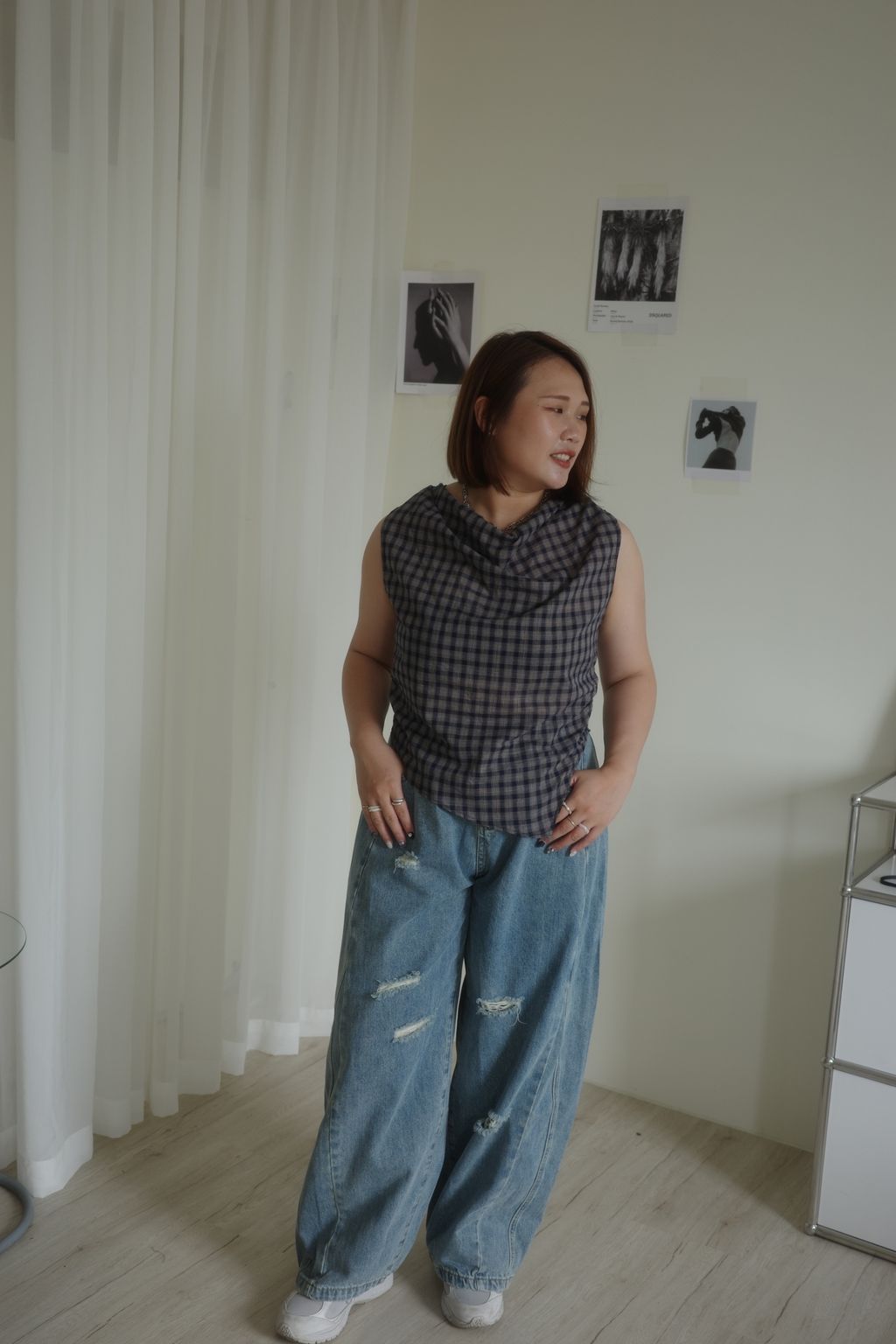 LINE_ALBUM_鬆弛感領巾格紋上衣_260511_5