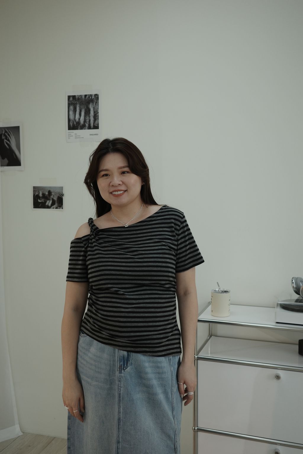 LINE_ALBUM_斜肩腰身條紋衣_260710_4