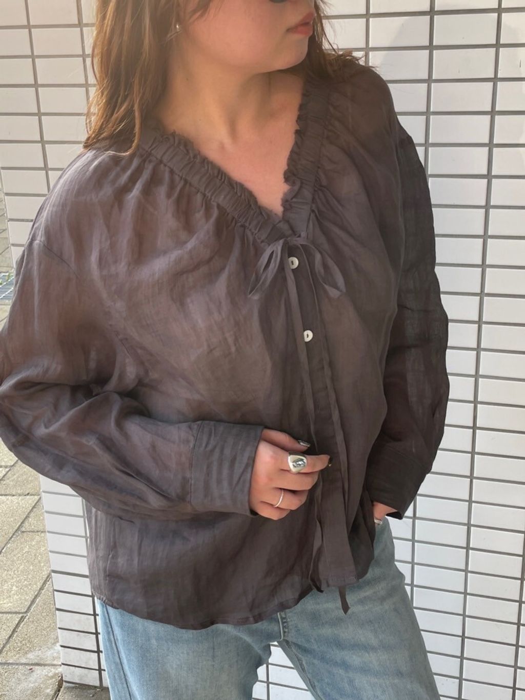 LINE_ALBUM_鬆弛感抓摺造型領透透棉麻襯衫_250531_1