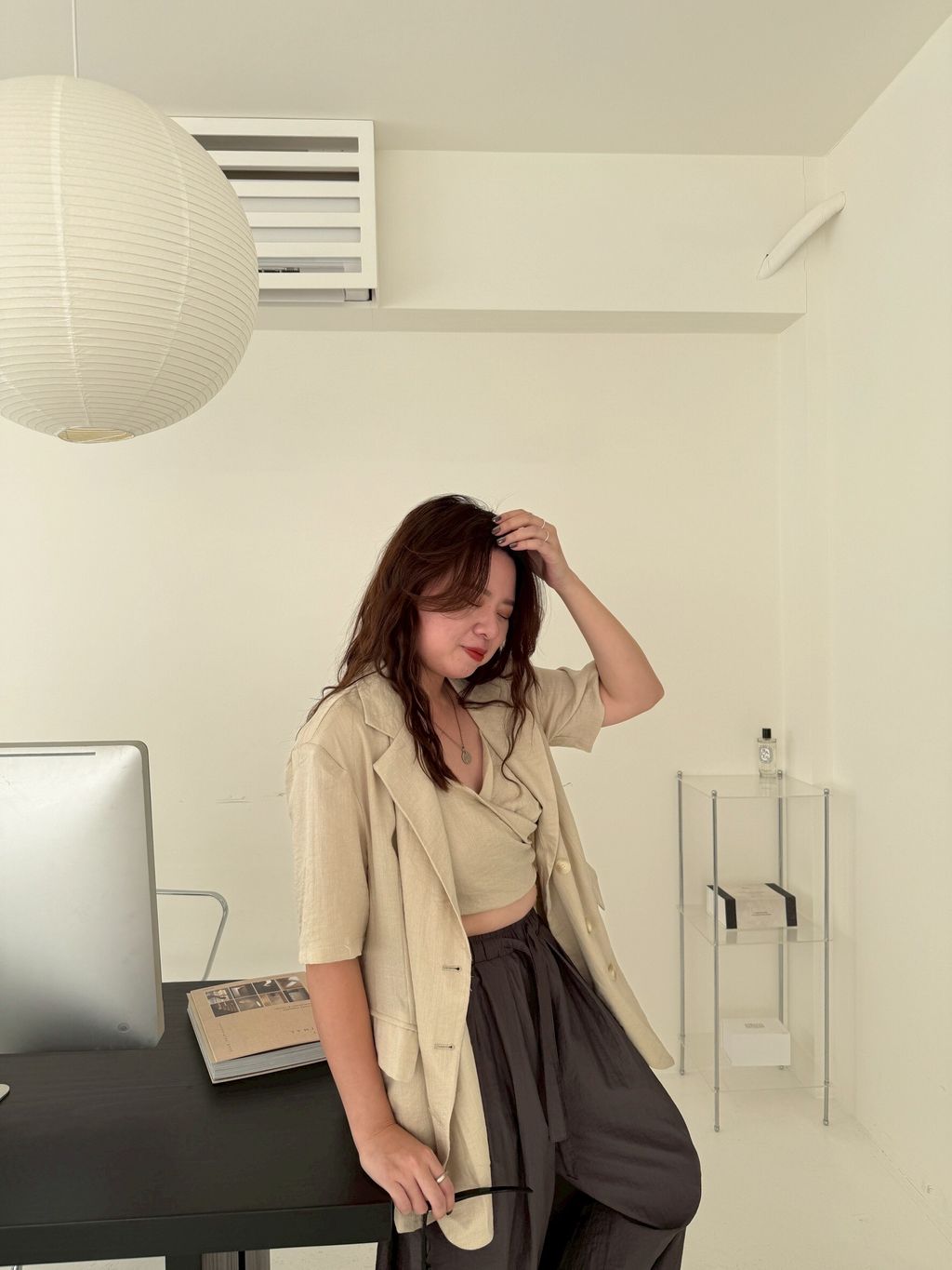 LINE_ALBUM_奶茶色亞麻套裝(背心+短袖外套)9_250827_5