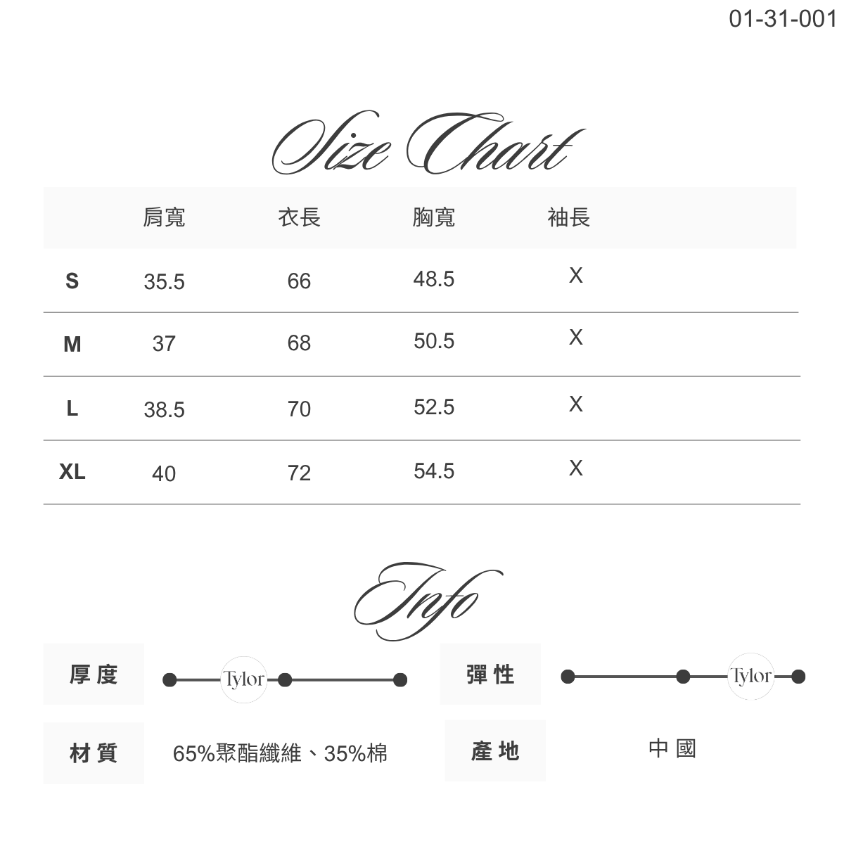 01-31-001簡約線條 休閒背心