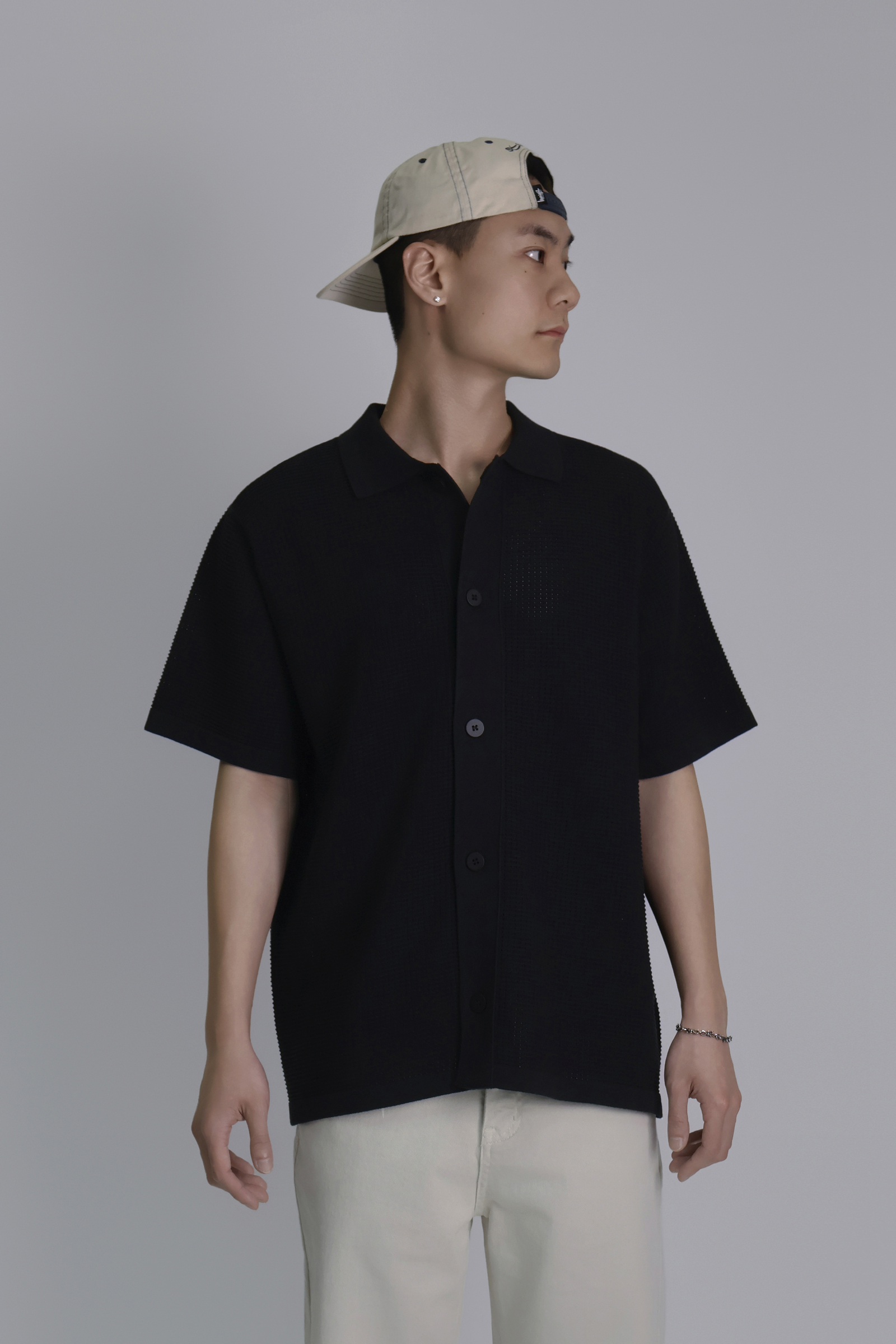 IMG_1481份量感 針織網格 短袖開衫