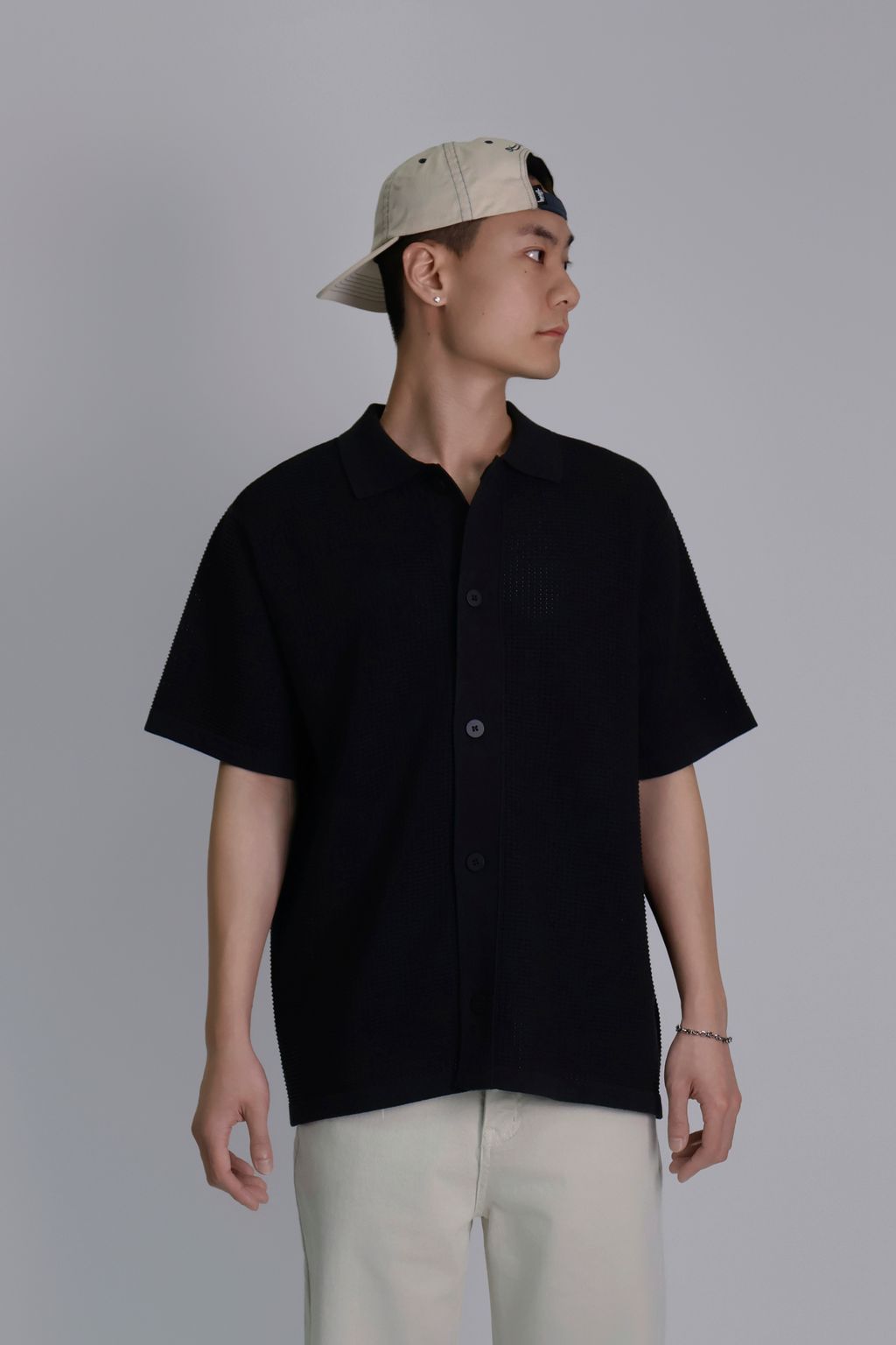 IMG_1481份量感 針織網格 短袖開衫