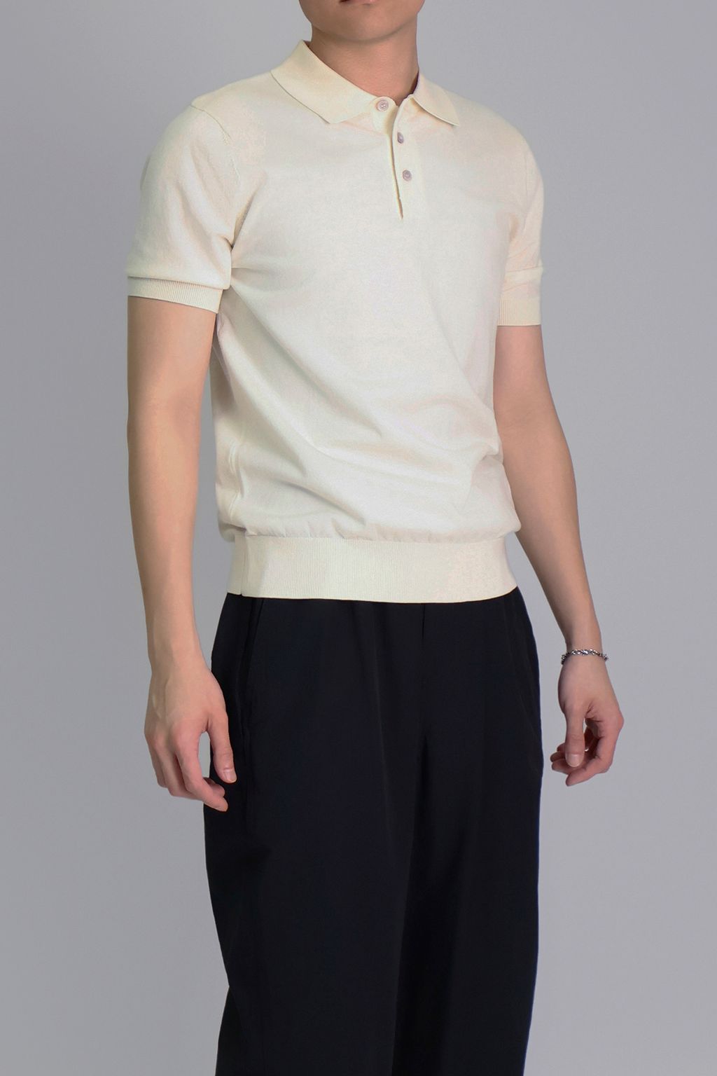 IMG_1560輕薄側拉鍊 微闊鬆緊長褲