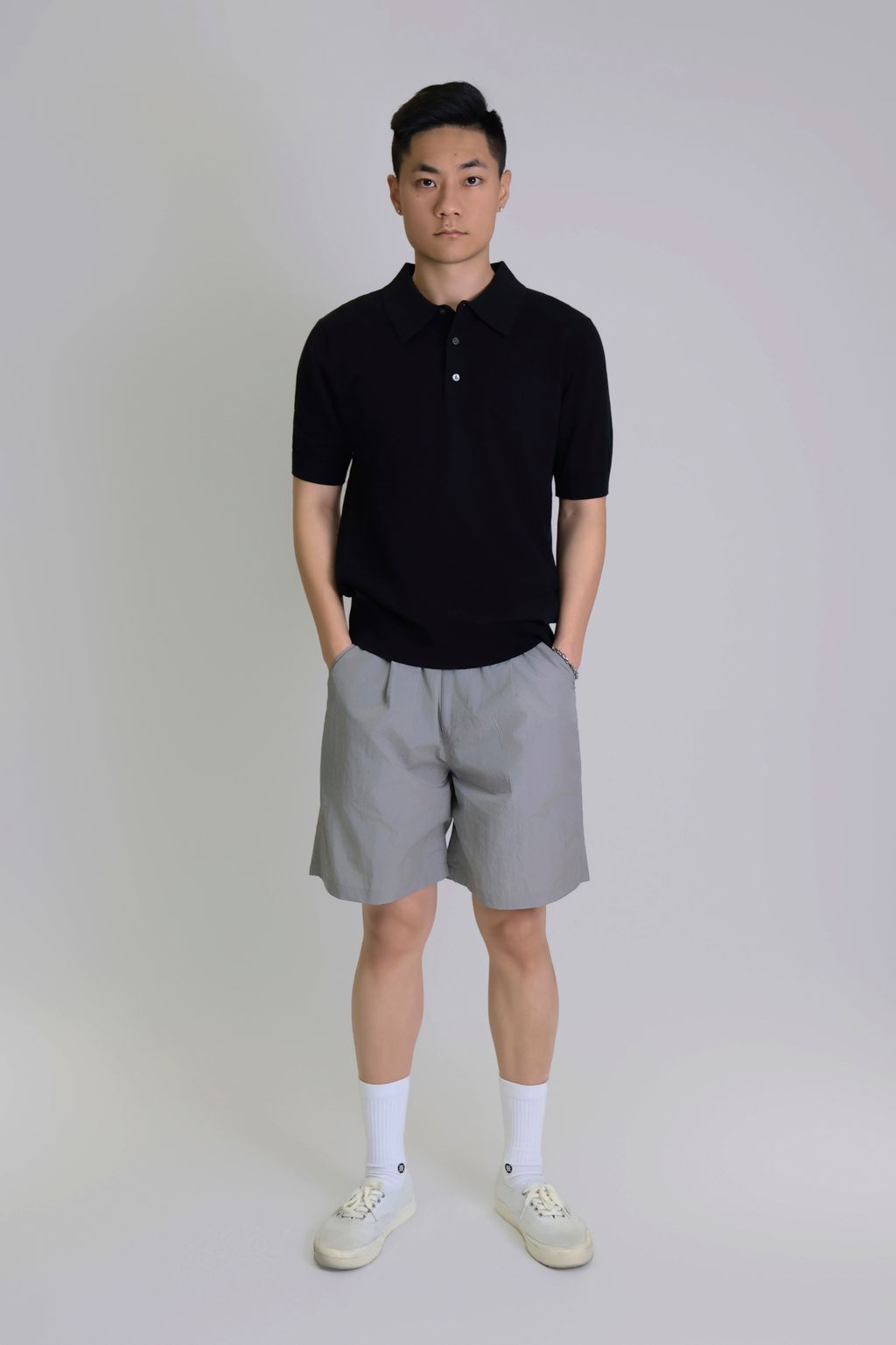 IMG_1576高質感針織 鈕扣 短袖POLO衫