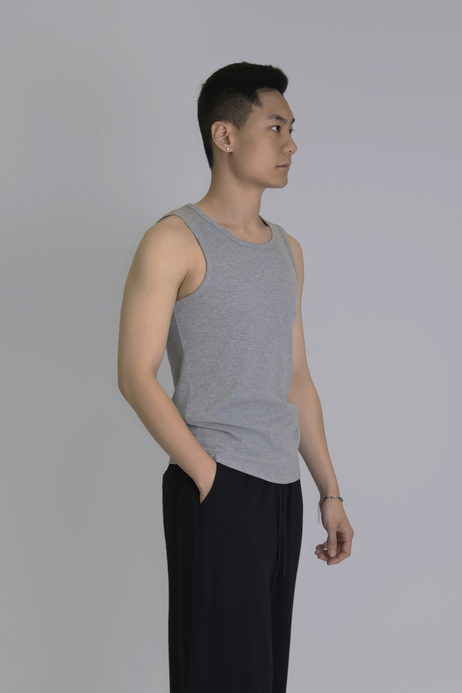 IMG_1717直織紋 坦克背心