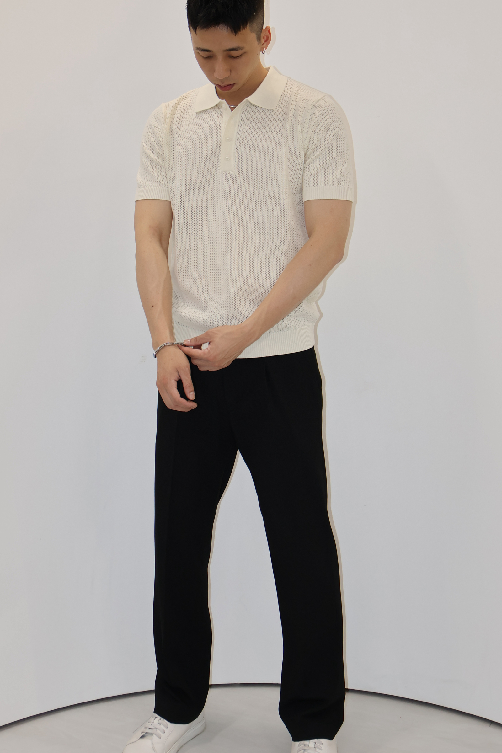 IMG_1538極淨素面 直筒西裝褲