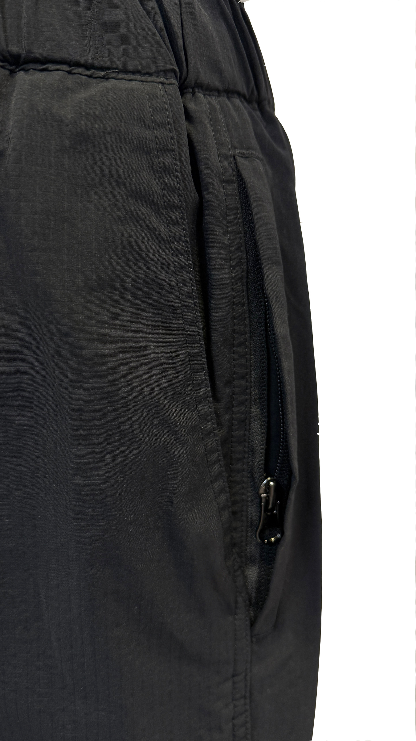 IMG_1549輕薄側拉鍊 微闊鬆緊長褲