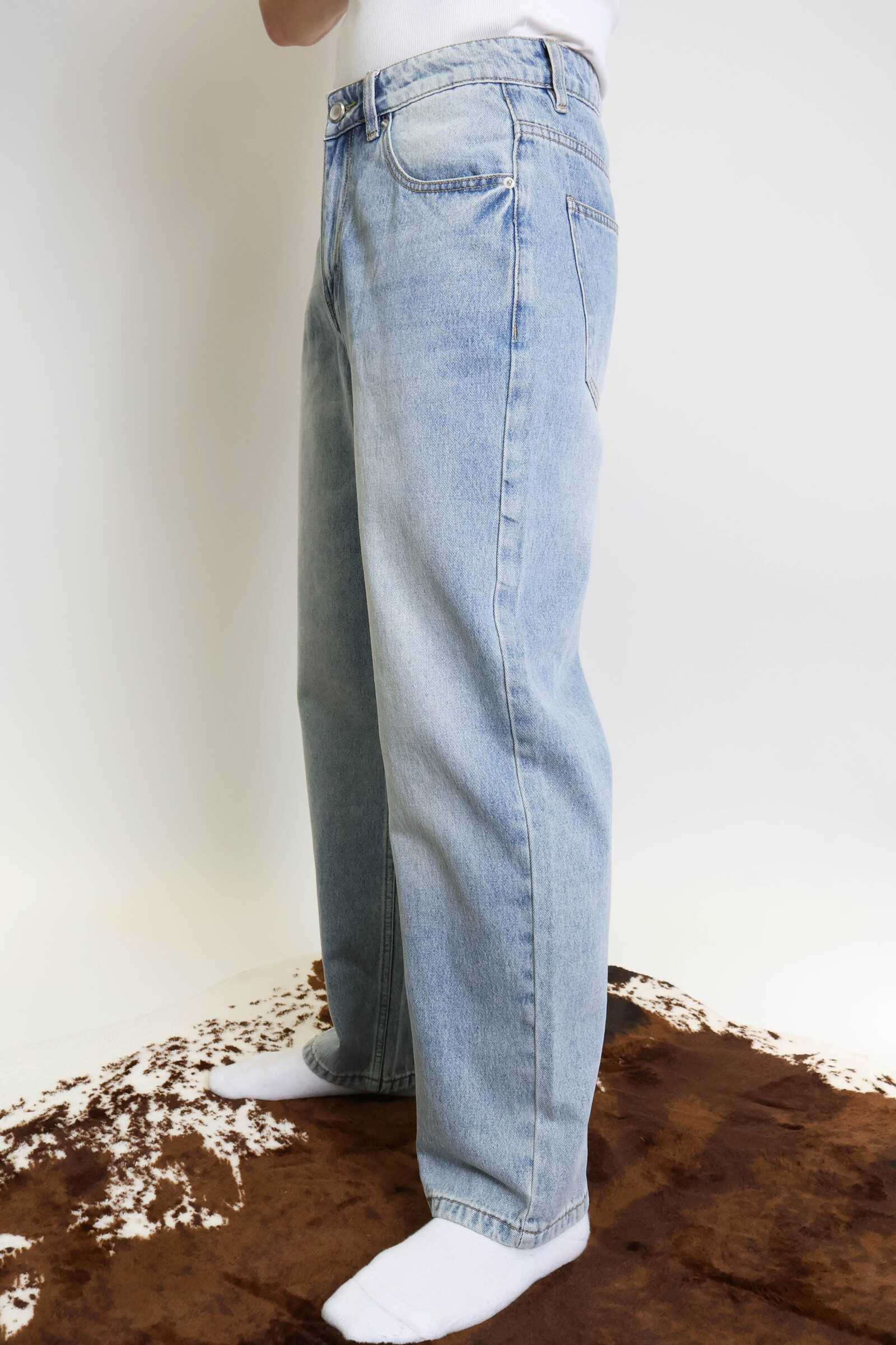 IMG_2638極淨簡約 水洗直筒丹寧長褲