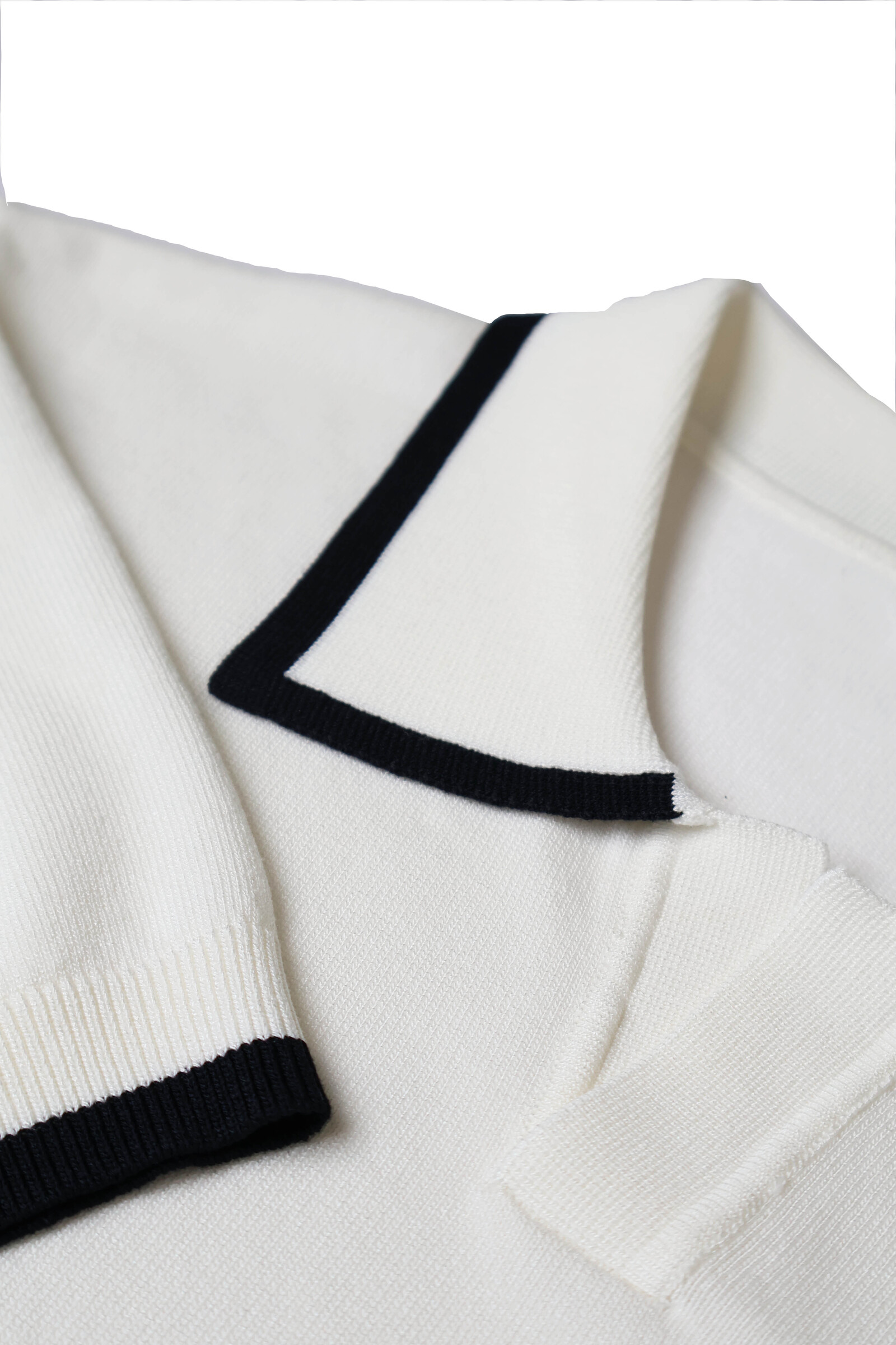 IMG_0931高質感針織 襯線 短袖POLO衫