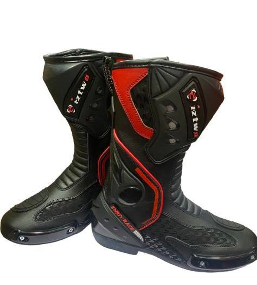 IZTWO IZ041 RIDING BOOTS (BLACK) – Pj Wah Bikers