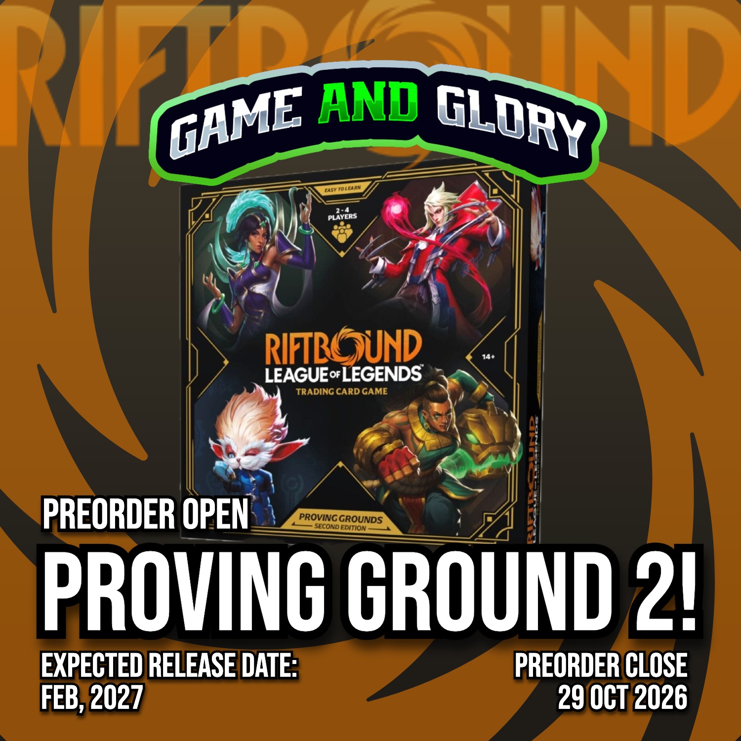 Game and Glory
