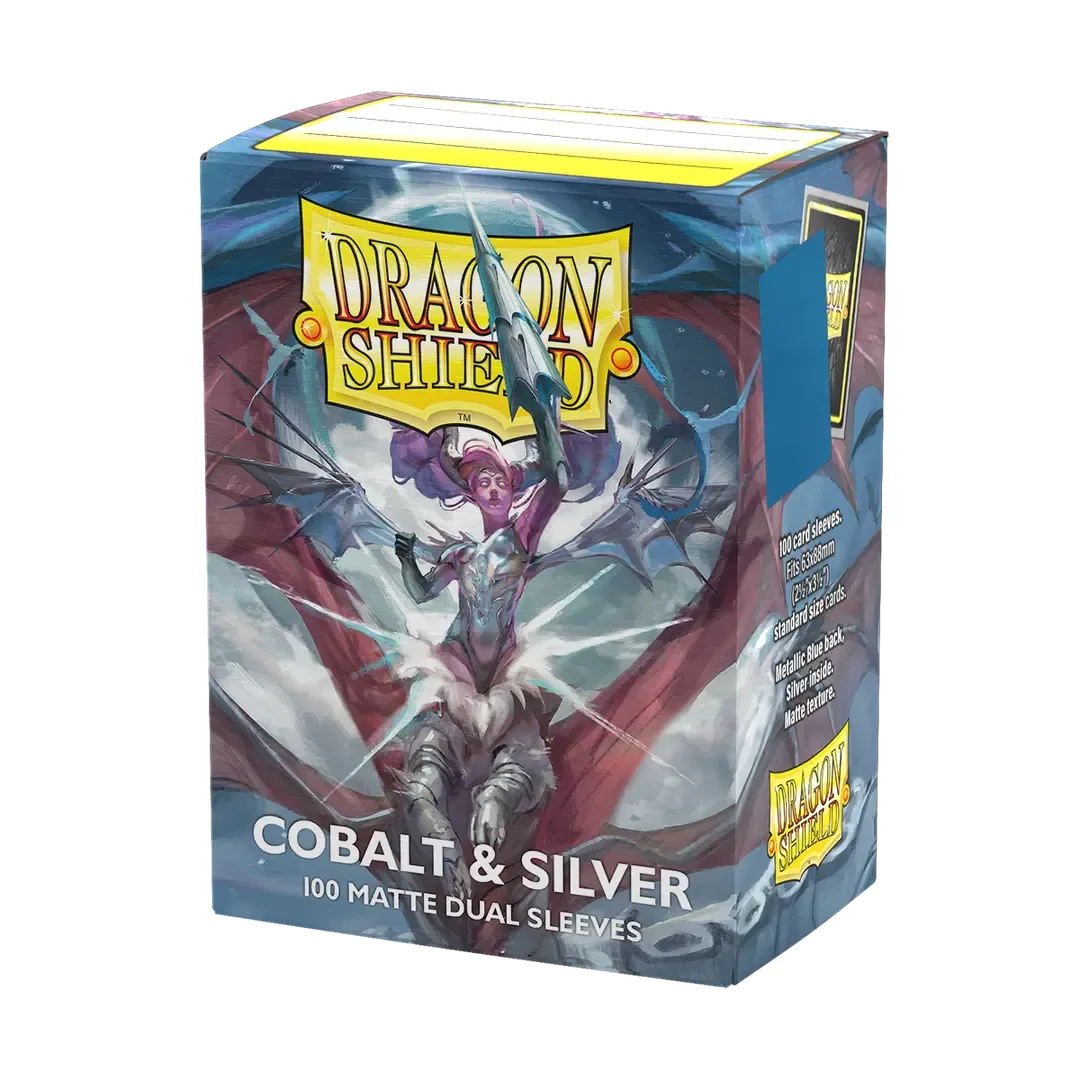 dragon shield cobalt silver 