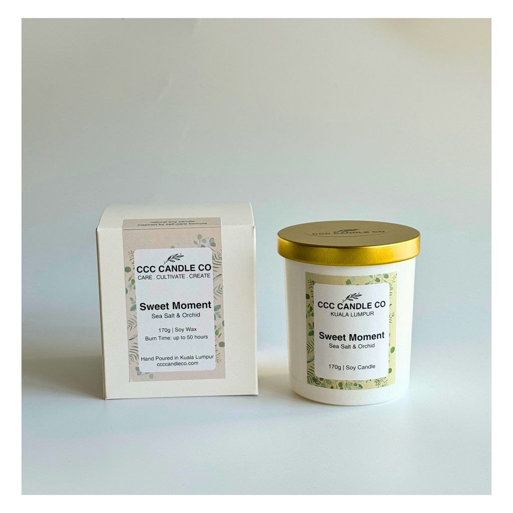 Sweet Moment scented candles ccccandleco Sea salt orchid handmade