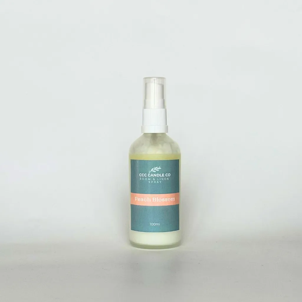 Peach Blossom room linen spray ccccandleco.jpg