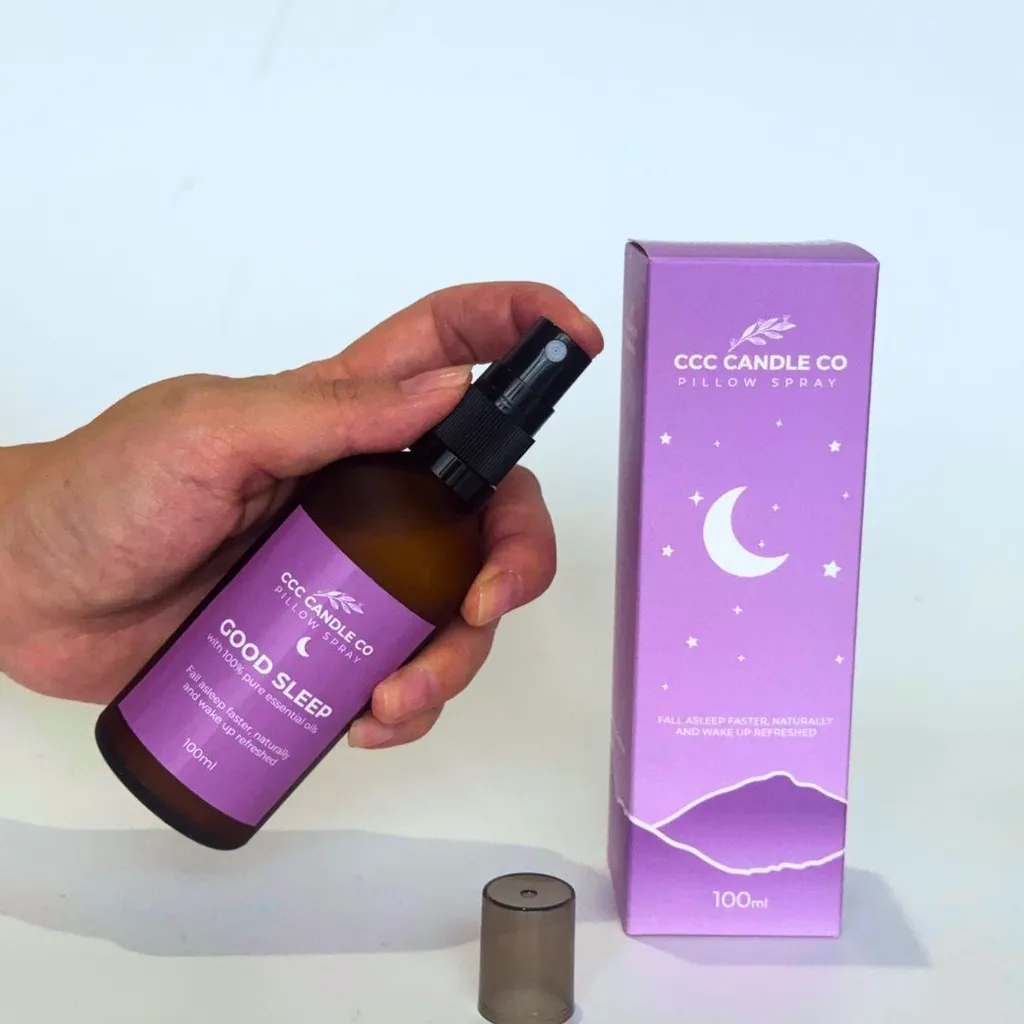 Pillow Spray good sleep  2 lavender chamomile essential oil handmade ccccandleco