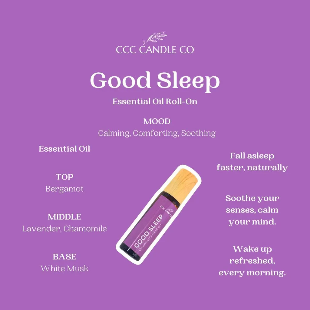 Good sleep essential oil blend roll on ccccandleco handmade