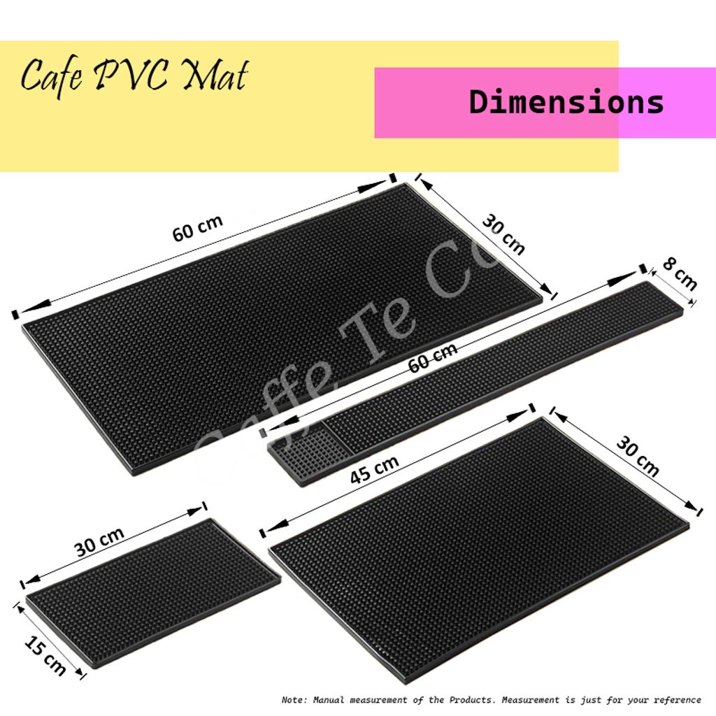 Caffe TeCo Easy to clean and anti-slip  PVC Coffee Mat_Bar Mat