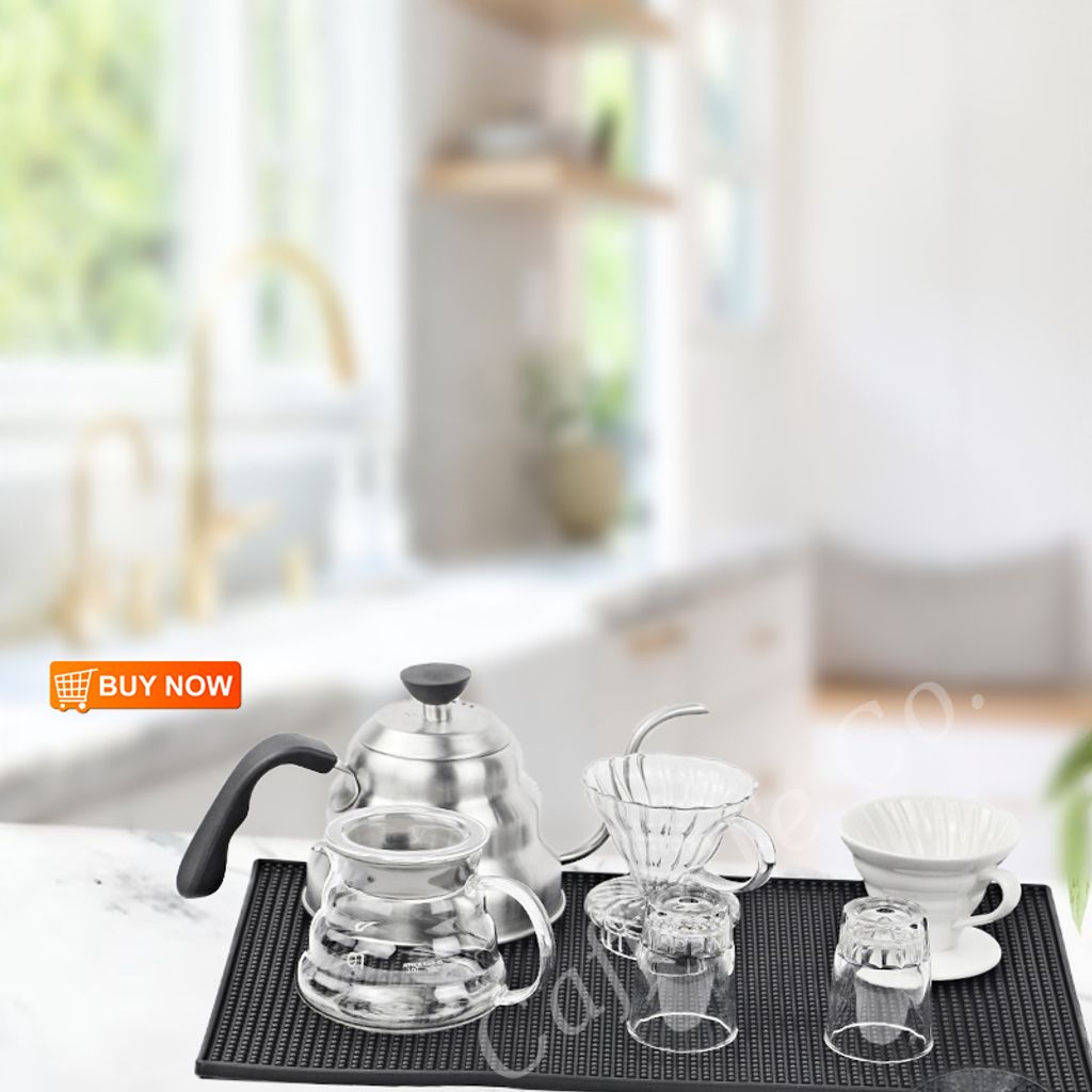 Caffe TeCo Easy to clean and anti-slip  PVC Coffee Mat_Bar Mat