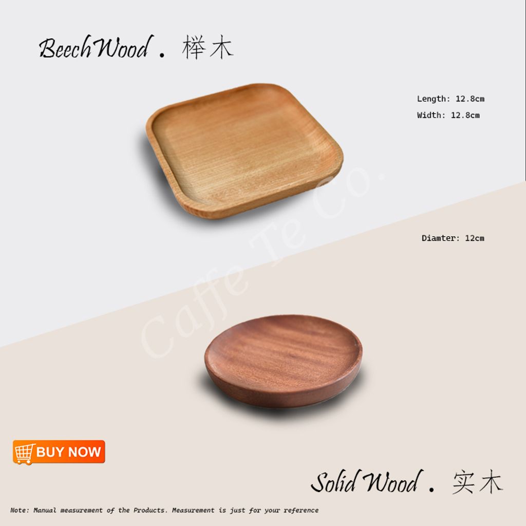 Caffe TeCo Japanese Style Wood Tray
